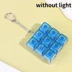 Mechanical Keyboard Key Tester – LED Keycap Fidget Keychain