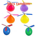 3PCS Air Balloon Helicopter Toy - Funny Portable Outdoor Flying Helicopter for Kids Birthday Party Children's Day Game