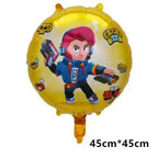 Birthday Party Decorations Set – Banner, Balloons & Cake Toppers