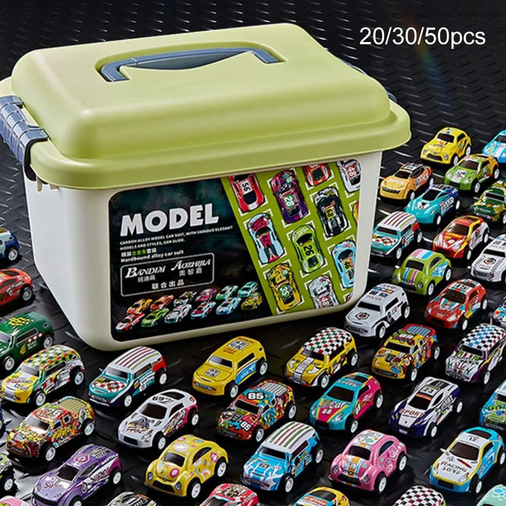 Diecast Car Set – Mini Metal Cars
