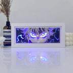 3D LED Shadow Box Light Paper Night Light Remote Control