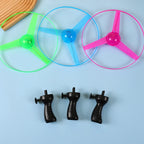 LED Flying Disc Toy – Luminous Pull String UFO Outdoor Game