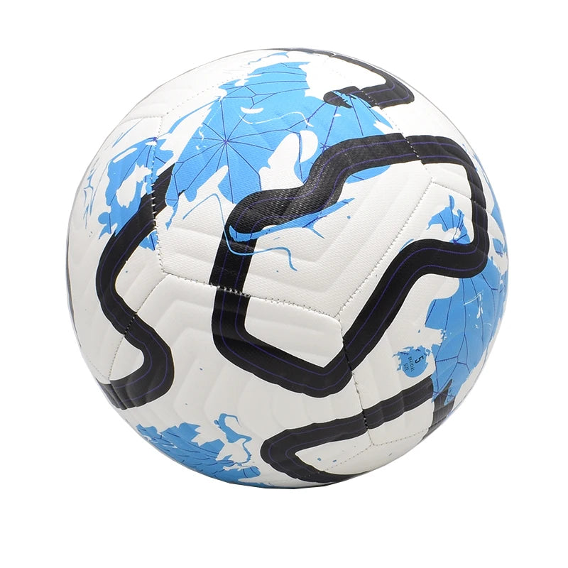 Soccer Ball Size 5 PU Machine-Stitched Match Training Football
