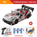 RC Drift Car 4WD Remote Control Car with LED Lights, 2.4GHz
