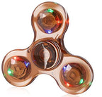 LED Fidget Spinner – Light Up Glow in the Dark Gyroscope Toy