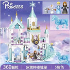 Frozen Snow Castle Building Blocks Set for Girls