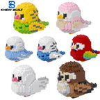 Parrot Building Blocks – Colorful Micro 3D Model Kit