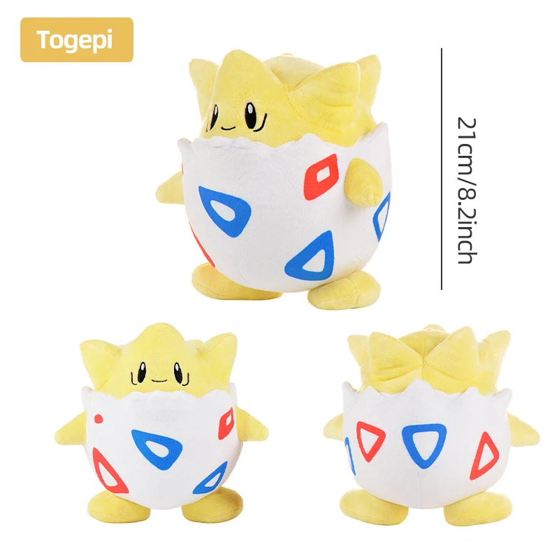 Pokémon Pikachu Gengar Charmander Togepi Anime Plush Toy Cartoon & Cute Doll keyring Children's Toy Backpack pendant