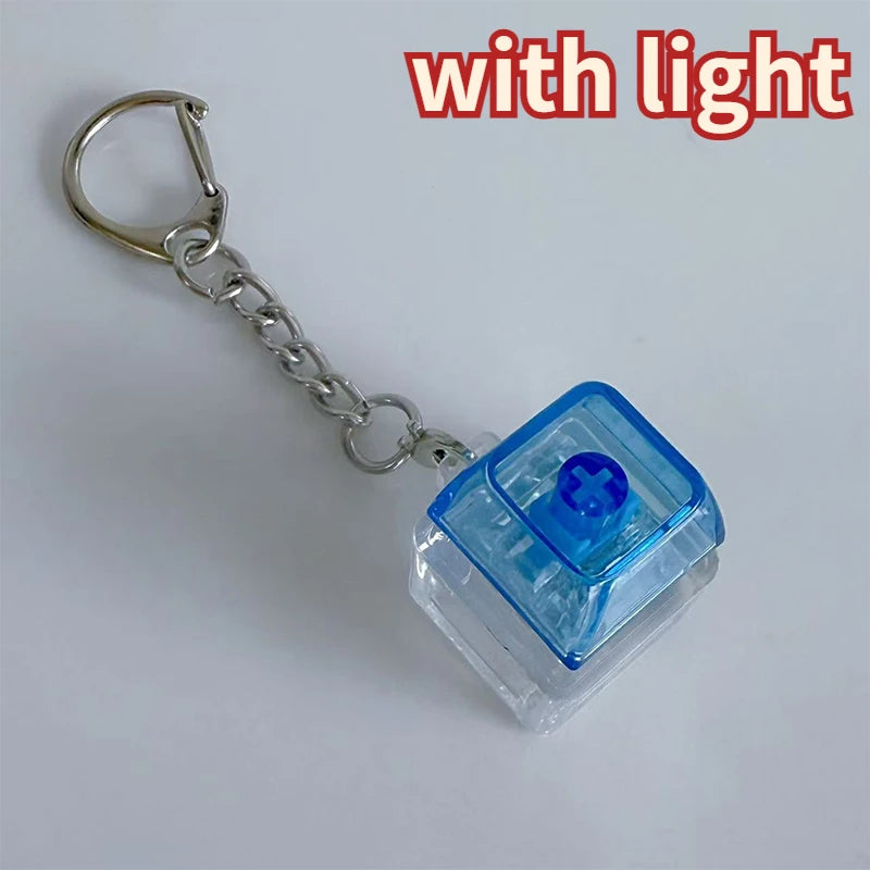 Mechanical Keyboard Key Tester – LED Keycap Fidget Keychain