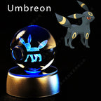 3D Crystal Ball Night Light – LED Glass Decorative Lamp