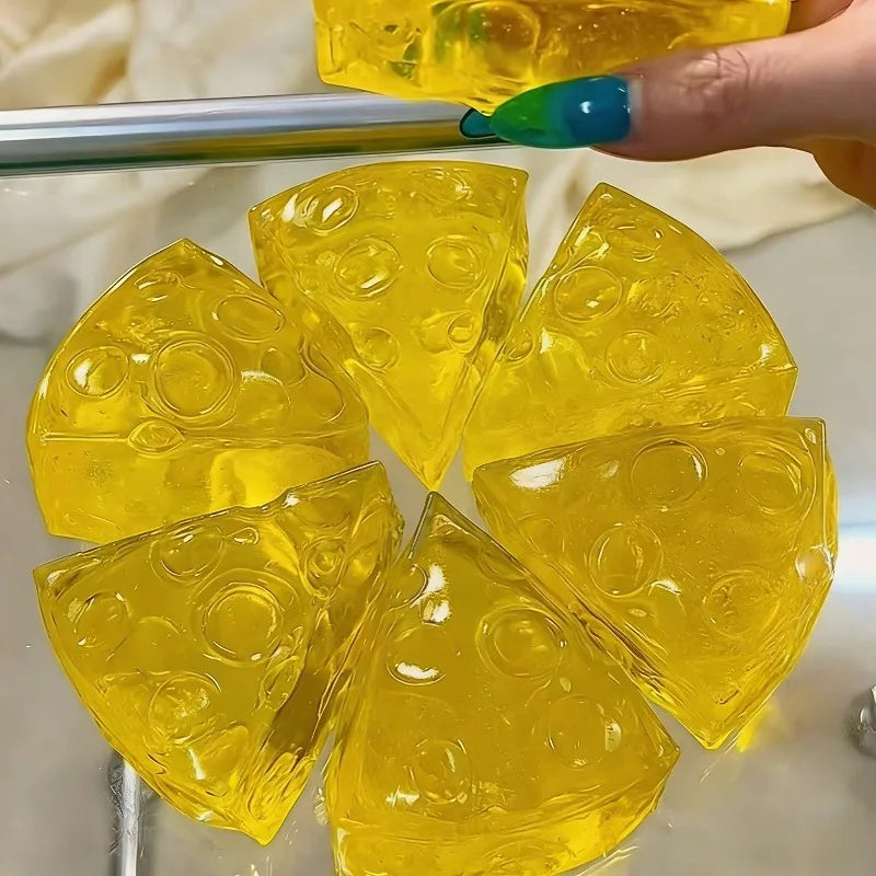 Honey Cheese Squishy Toy – Soft Sensory Squeeze Fidget
