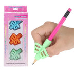 Pencil Grips for Kids – Soft Two-Finger Writing Grip 3-Pack