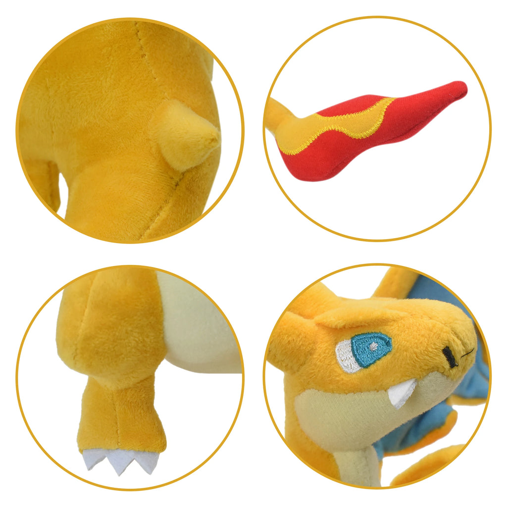 20cm Charizard Plush Toy – Soft Anime Dragon Stuffed Toy