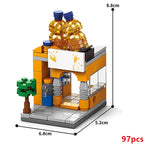 Mini Restaurant Building Blocks – Café & Food Store Kit