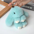 Bunny Keychain Plush – Soft Rabbit Doll with Bow