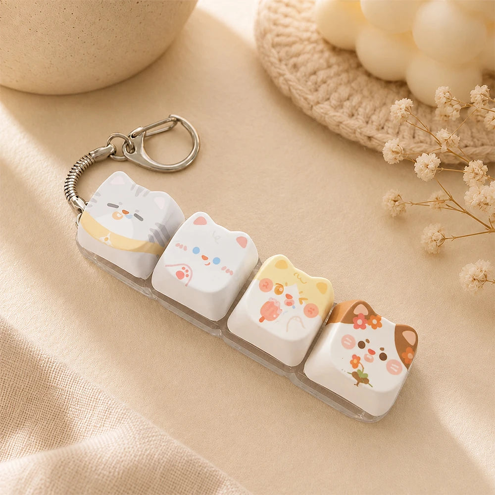 Animal Keychain – Cute Resin Key Ring & Bag Charm