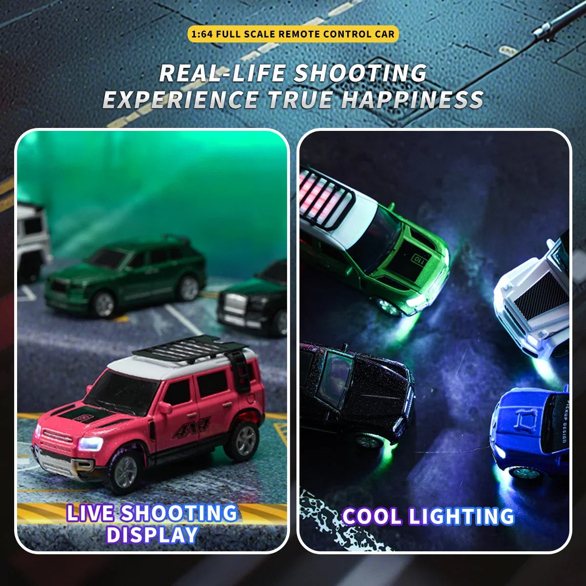 1:64 RC Car Mini Alloy Remote Control Vehicle