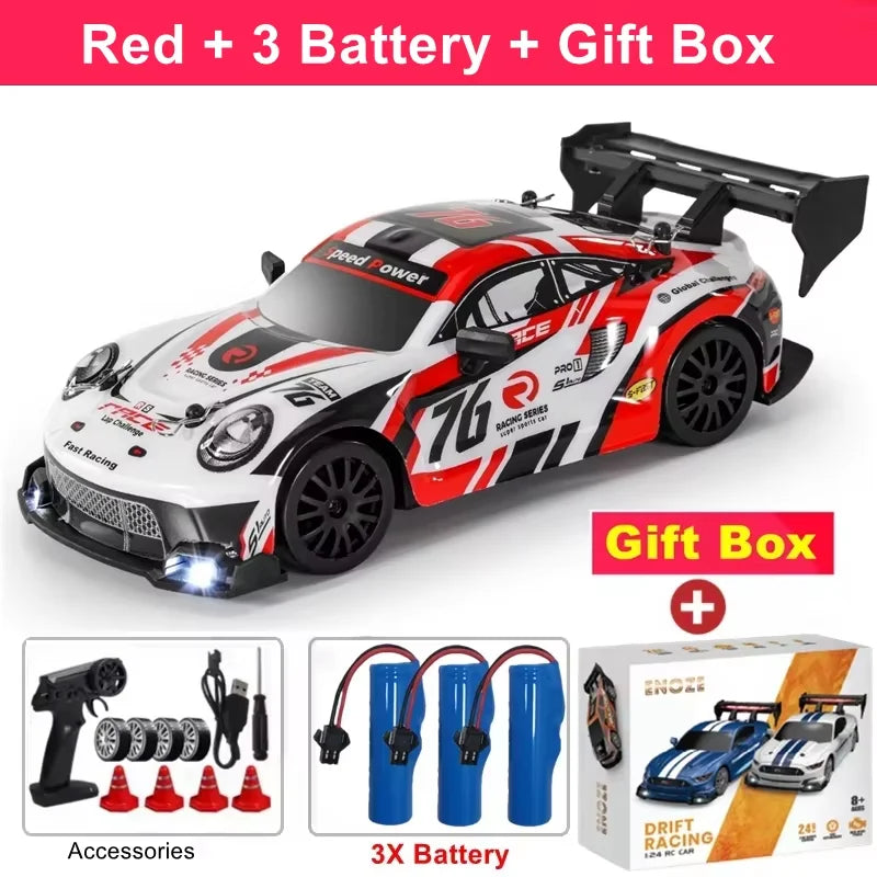 RC Drift Car 1:24 4WD Remote Control Racing Car