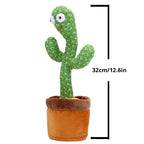 Dancing Cactus Toy – Talking Plush Interactive Toy