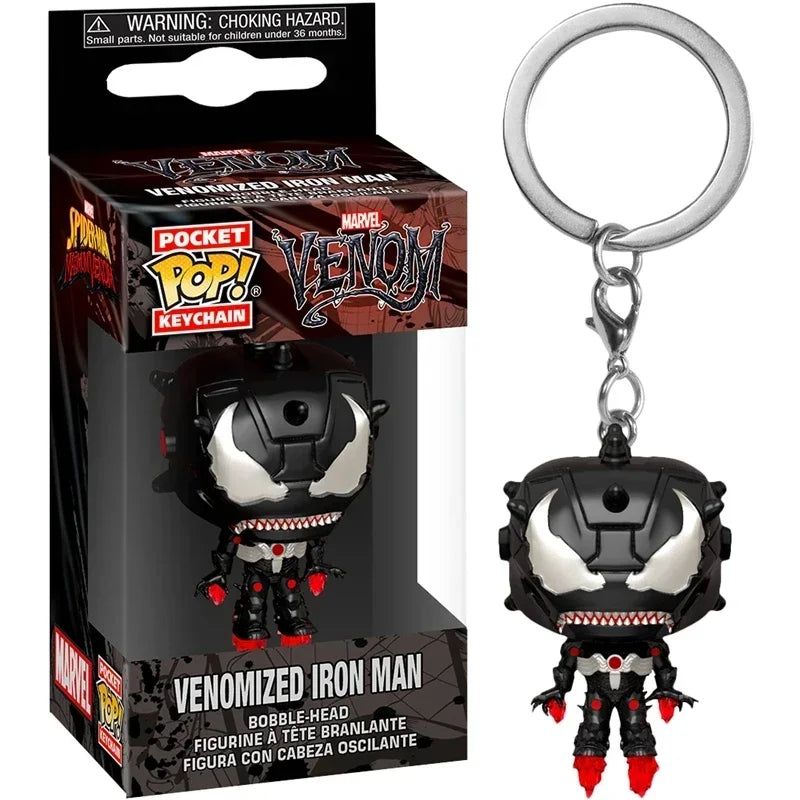 Superhero Keychain Figure – 4cm Vinyl Collectible Toy