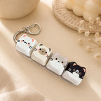 Animal Keychain – Cute Resin Key Ring & Bag Charm