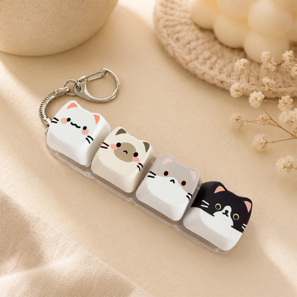 Animal Keychain – Cute Resin Key Ring & Bag Charm