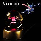 3D Crystal Ball Night Light – LED Glass Decorative Lamp