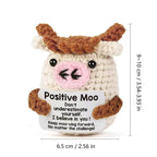Custom Crochet Dolls Handmade Pocket Hug Animal Positive Plant Bespoke Unique Knitted Doll Plush Toy Gift for The One I Love