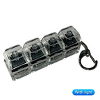 Mechanical Keyboard Key Tester – LED Keycap Fidget Keychain