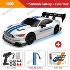 RC Drift Car 4WD Remote Control Car with LED Lights, 2.4GHz