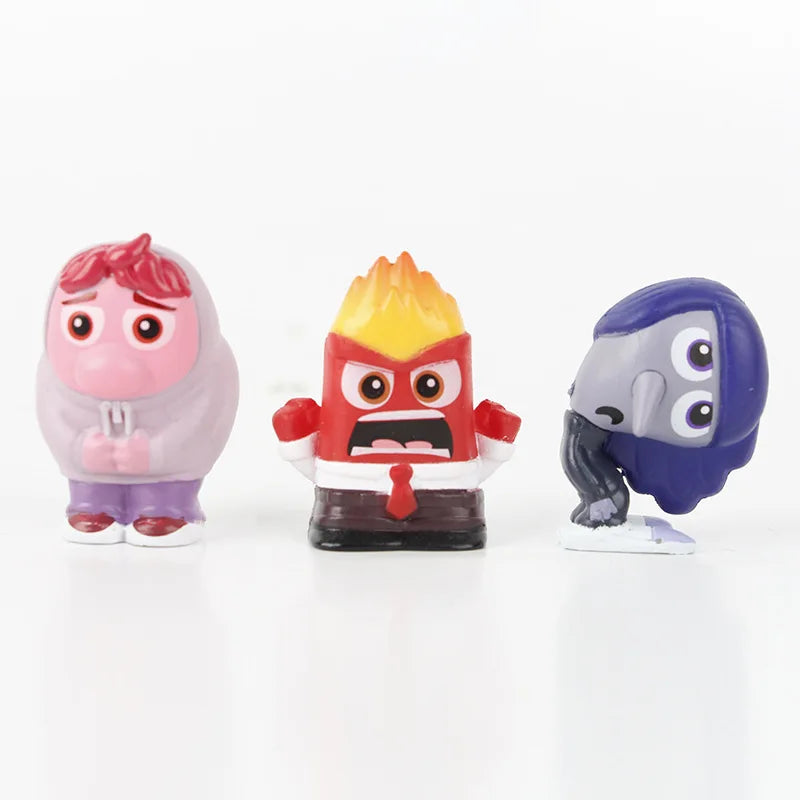 Inside Out 2 Action Figures 9pc PVC Character Figure Set