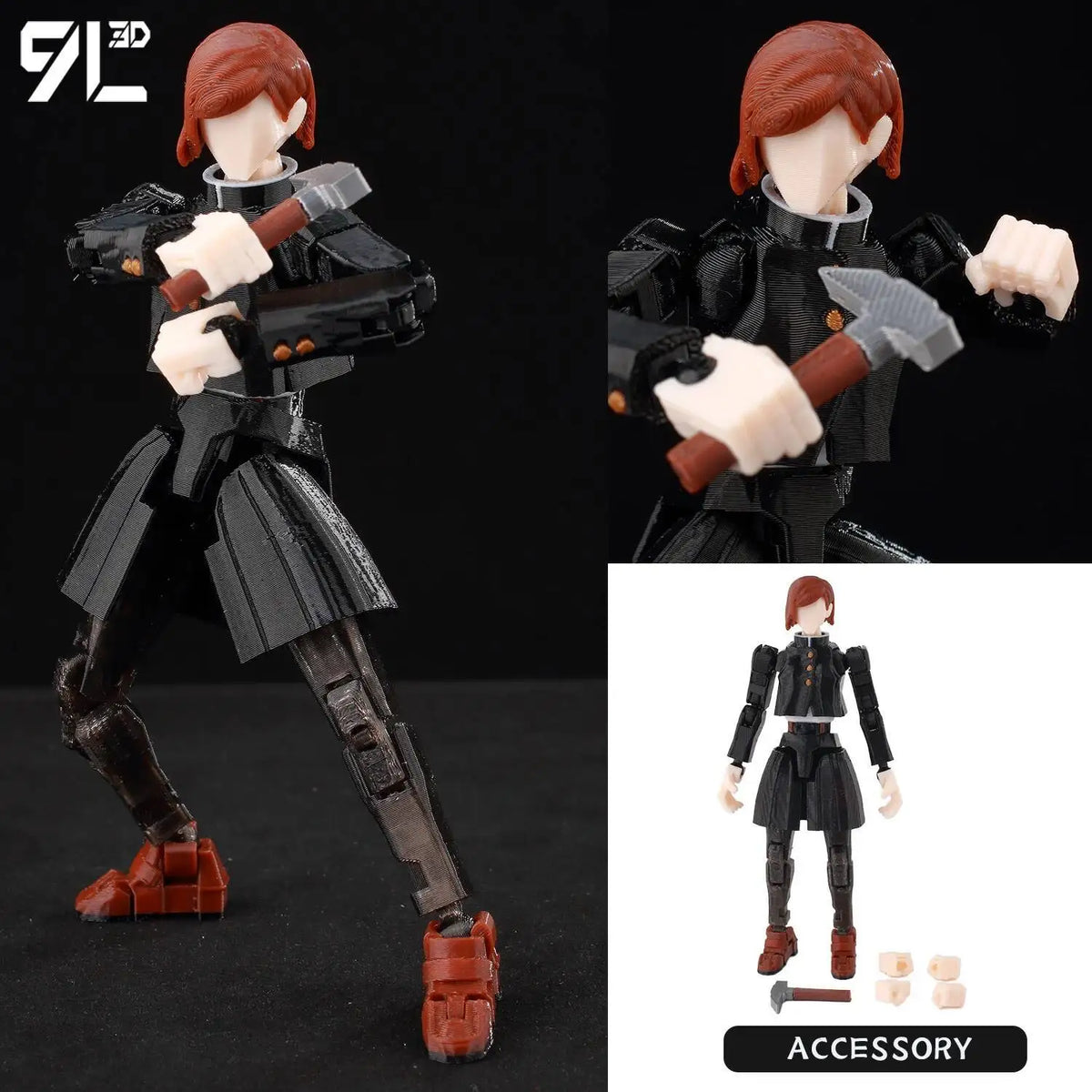 Anime Action Figure – Movable Display Model