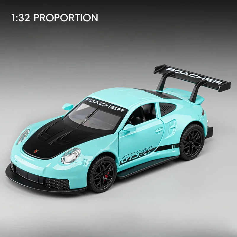 Diecast Sports Car – 1:32 Metal Pull-Back