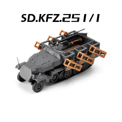 Military Vehicle Model Kit – 1/72 Scale Assembly Set