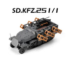 Military Vehicle Model Kit – 1/72 Scale Assembly Set