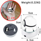3D Crystal Ball Night Light Glass LED Collectible Lamp