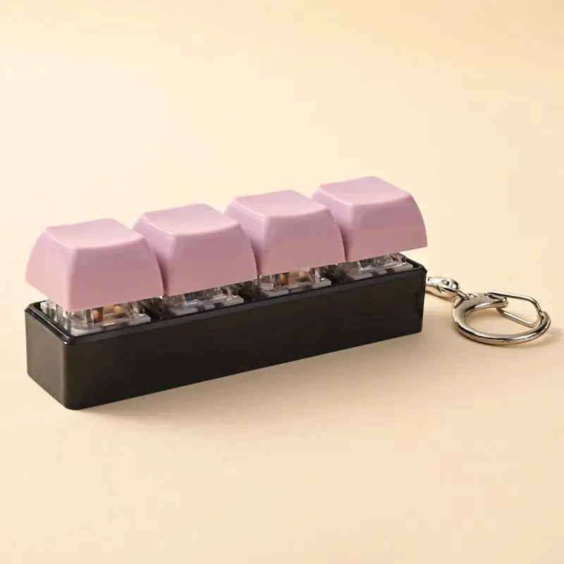 Mechanical Keyboard Key Tester – LED Keycap Fidget Keychain