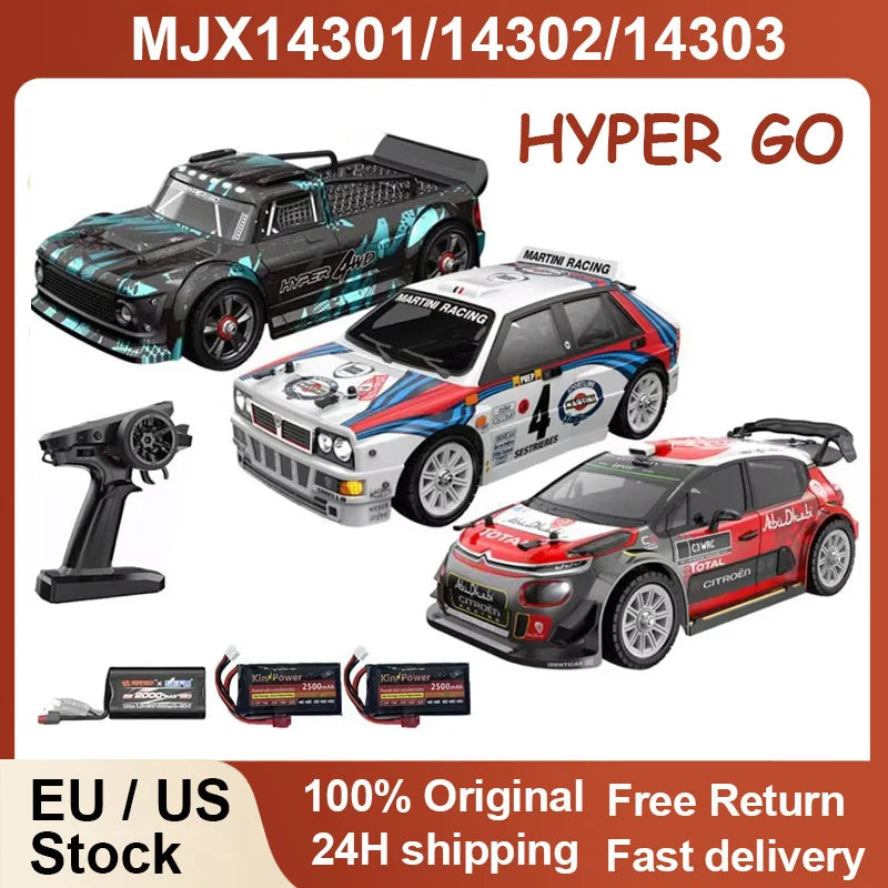 High Speed RC Car 1:14 4WD Brushless Off-Road Remote Control Truck