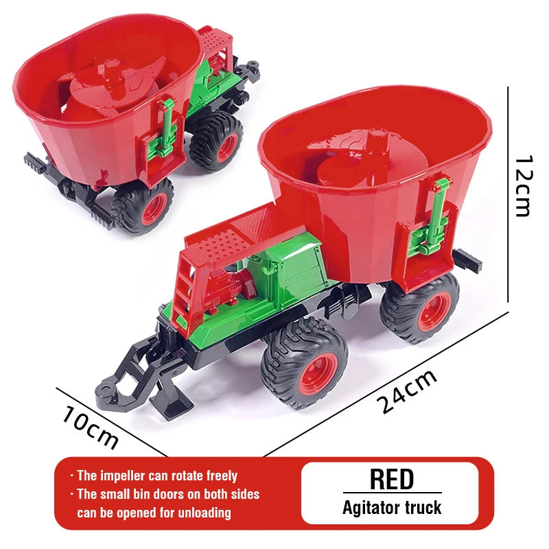 RC Farm Tractor 1:24 with Trailer Remote Control Farm Vehicle