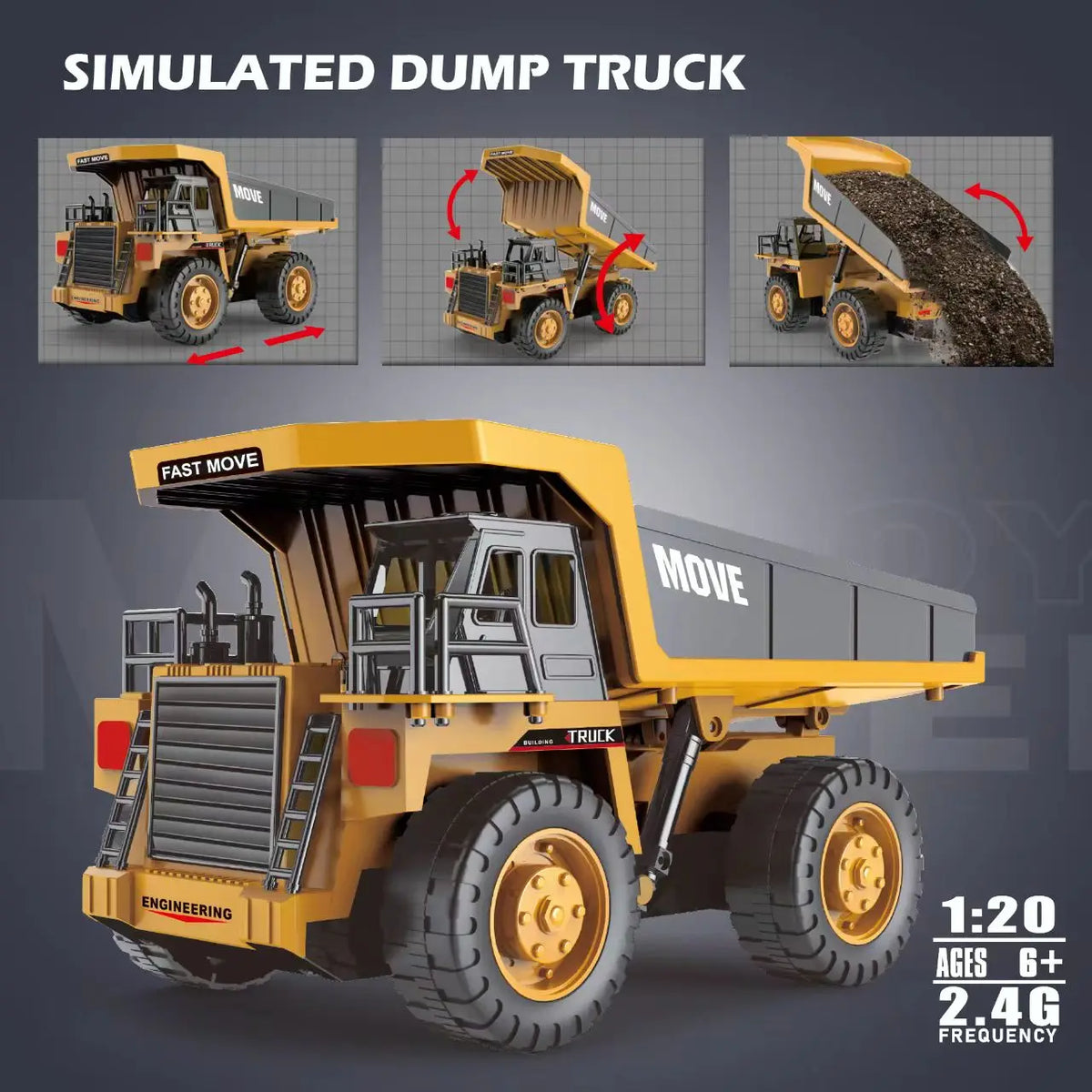 RC Excavator Dump Truck – Remote Control Vehicle