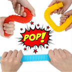 Telescopic Pop Tubes – Colorful Sensory Stretch Fidget Toys
