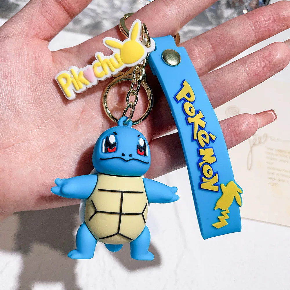 Pikachu Keychain Cute Silicone Character Bag Pendant