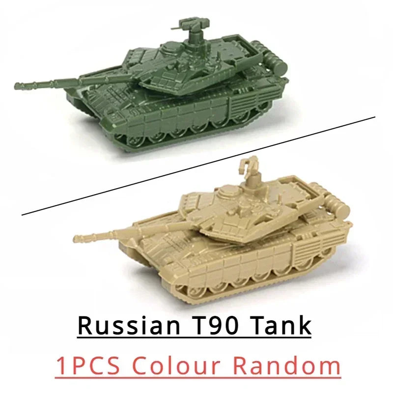 Tank Model Kit – 1:144 Scale Military Tank Set