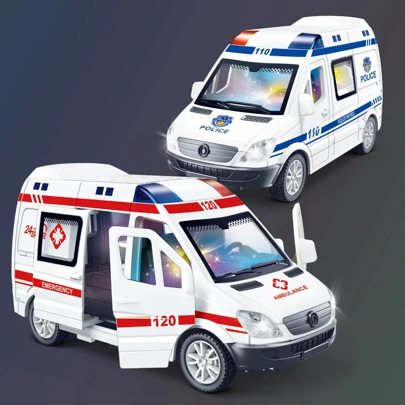 Diecast Emergency Car – 1:32 Mini Model