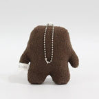 Character Plush Keychain – Cute Mini Bag Charm with Ball Chain