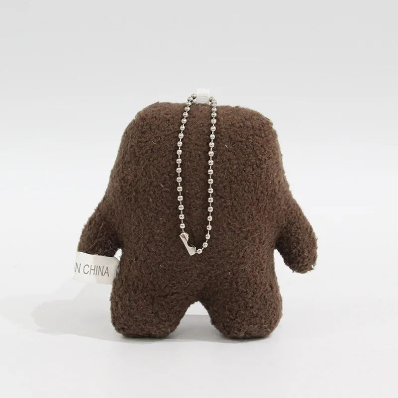 Character Plush Keychain – Cute Mini Bag Charm with Ball Chain