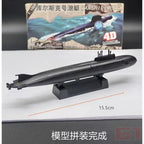 Battleship Model Kit – 1:1200 Scale Warship Assembly