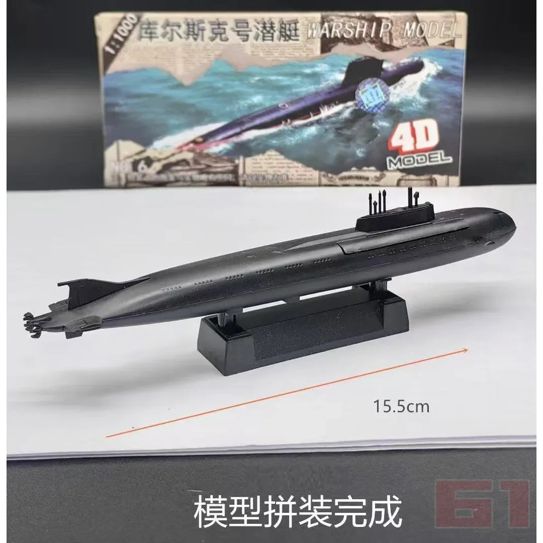 Battleship Model Kit – 1:1200 Scale Warship Assembly
