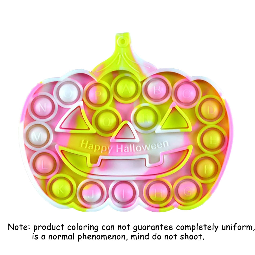 Push Pop Fidget Toy – Rainbow Bubble Sensory Stress Relief Game