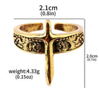 Game Dark Souls Rings for Men Vintage Havel's Demon's Scar Chloranthy Serpent Leo Darkmoon Ring Halloween Jewelry Gift